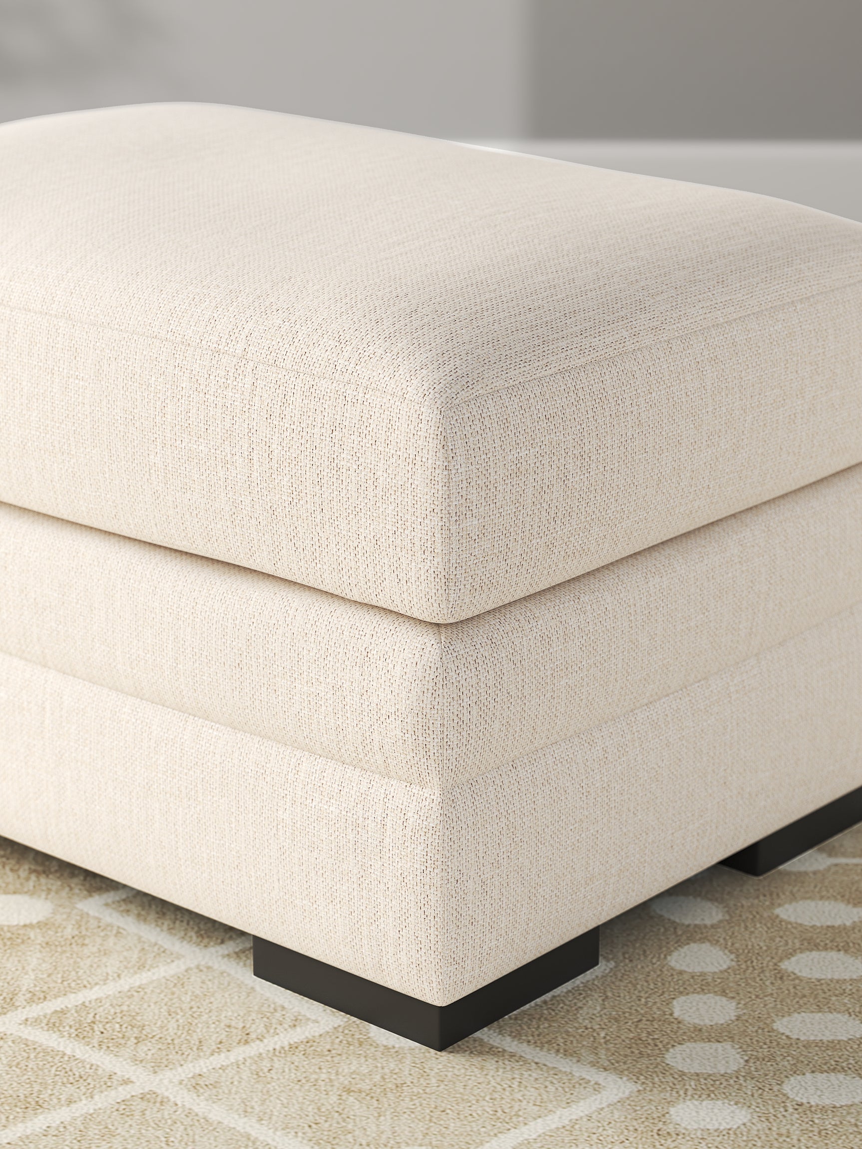Lango Jute Sofa and Ottoman
