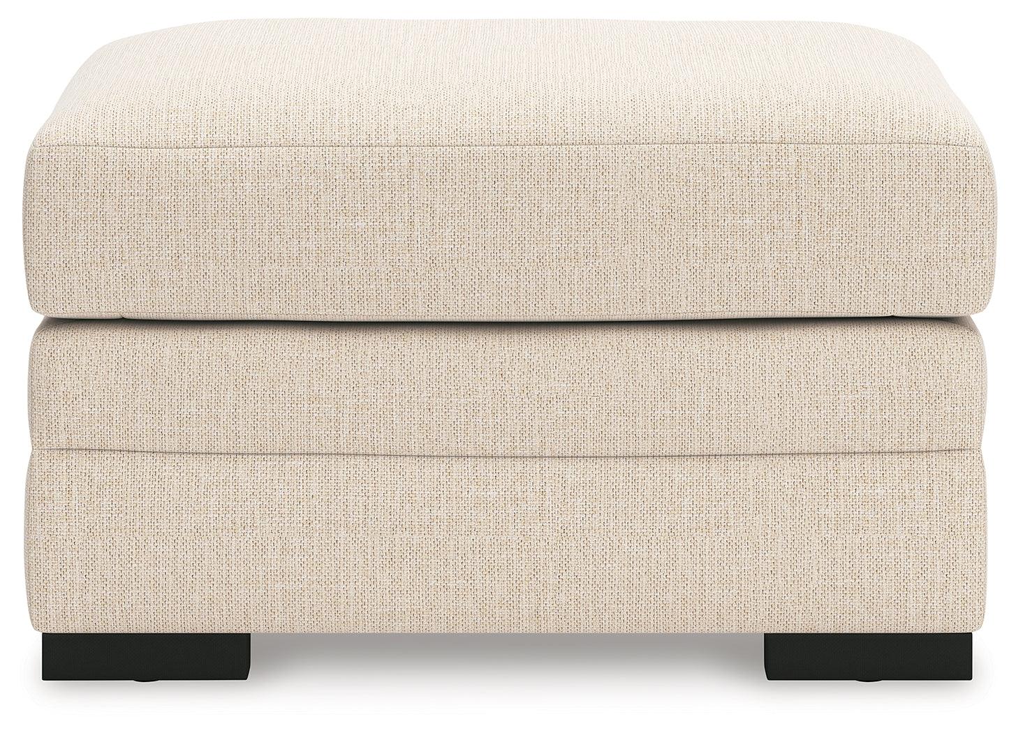 Lango Jute Chenille,Performance Fabric,Next-Gen Nuvella™ Ottoman