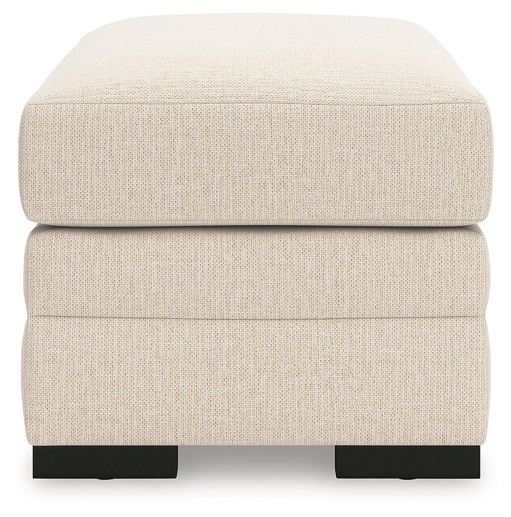 Lango Jute Chenille,Performance Fabric,Next-Gen Nuvella™ Ottoman