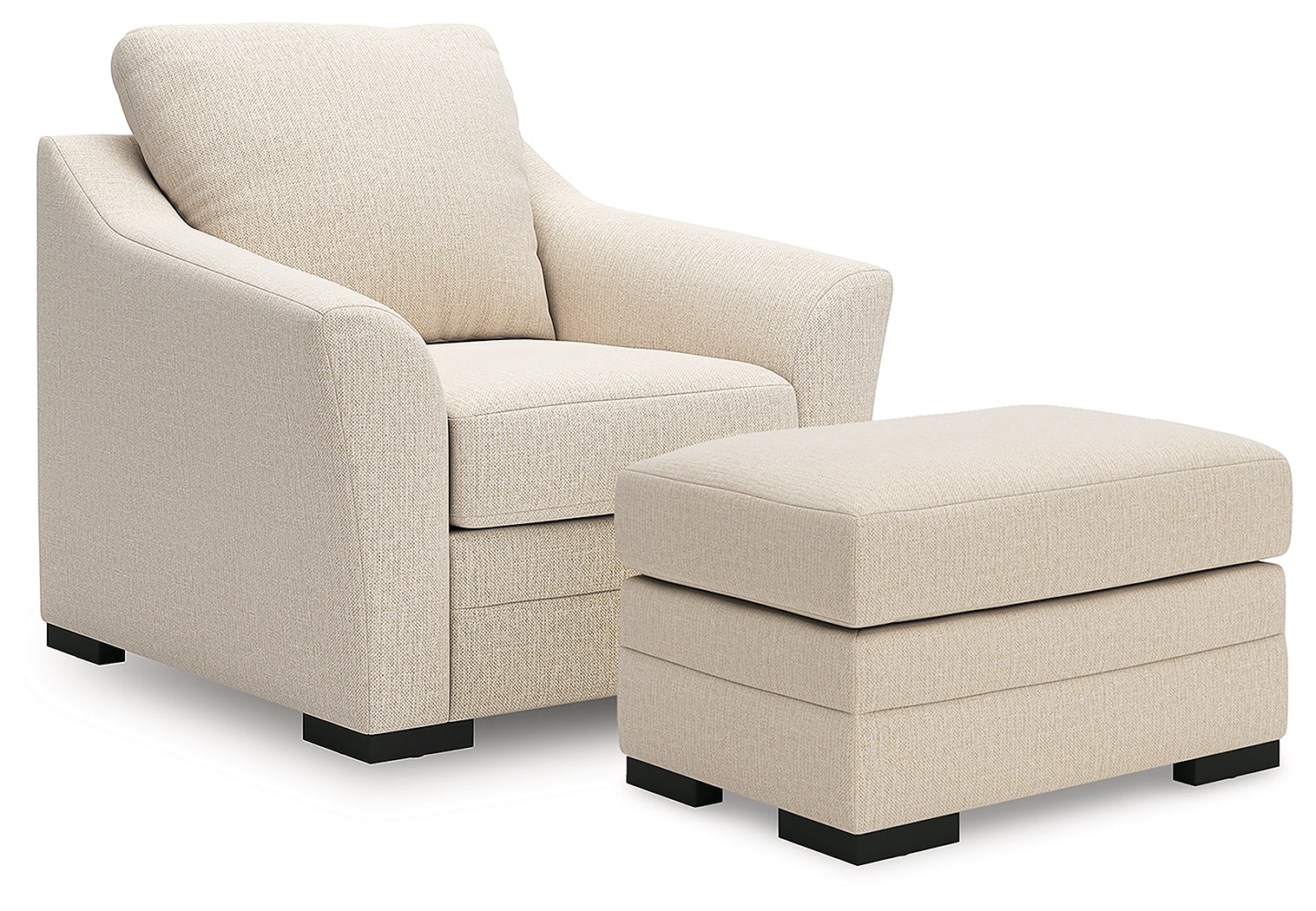 Lango Jute Chair and Ottoman