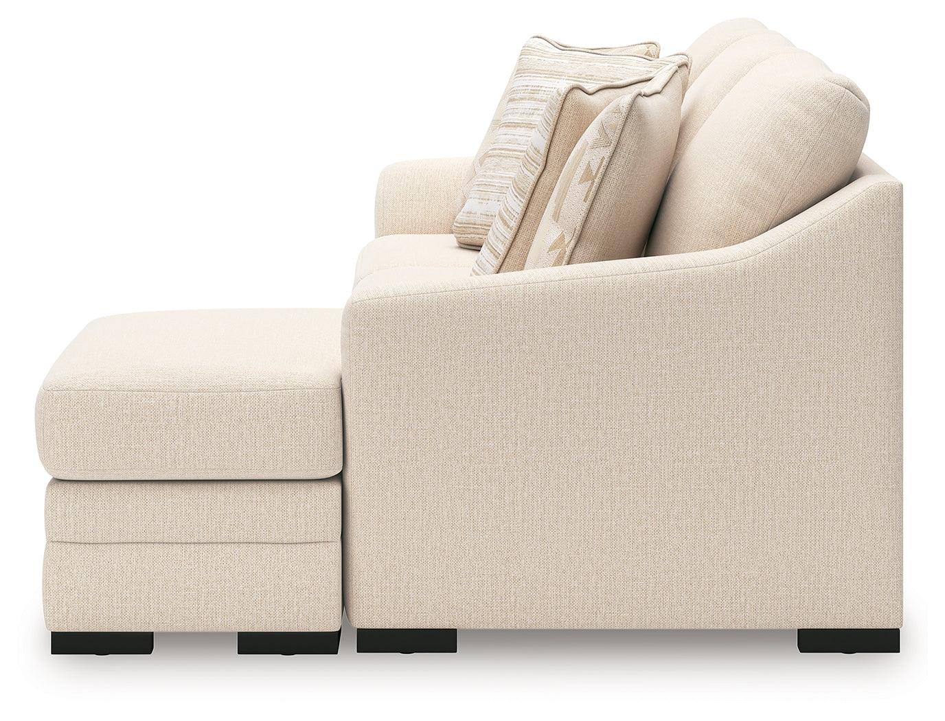 Lango Jute Chenille,Performance Fabric,Next-Gen Nuvella™ Queen Sofa Chaise Sleeper