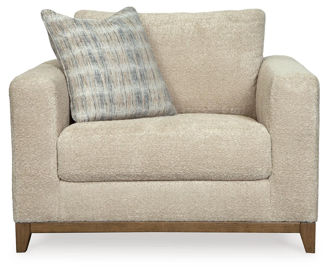 Parklynn Desert Chenille Oversized Chair - Ella Furniture