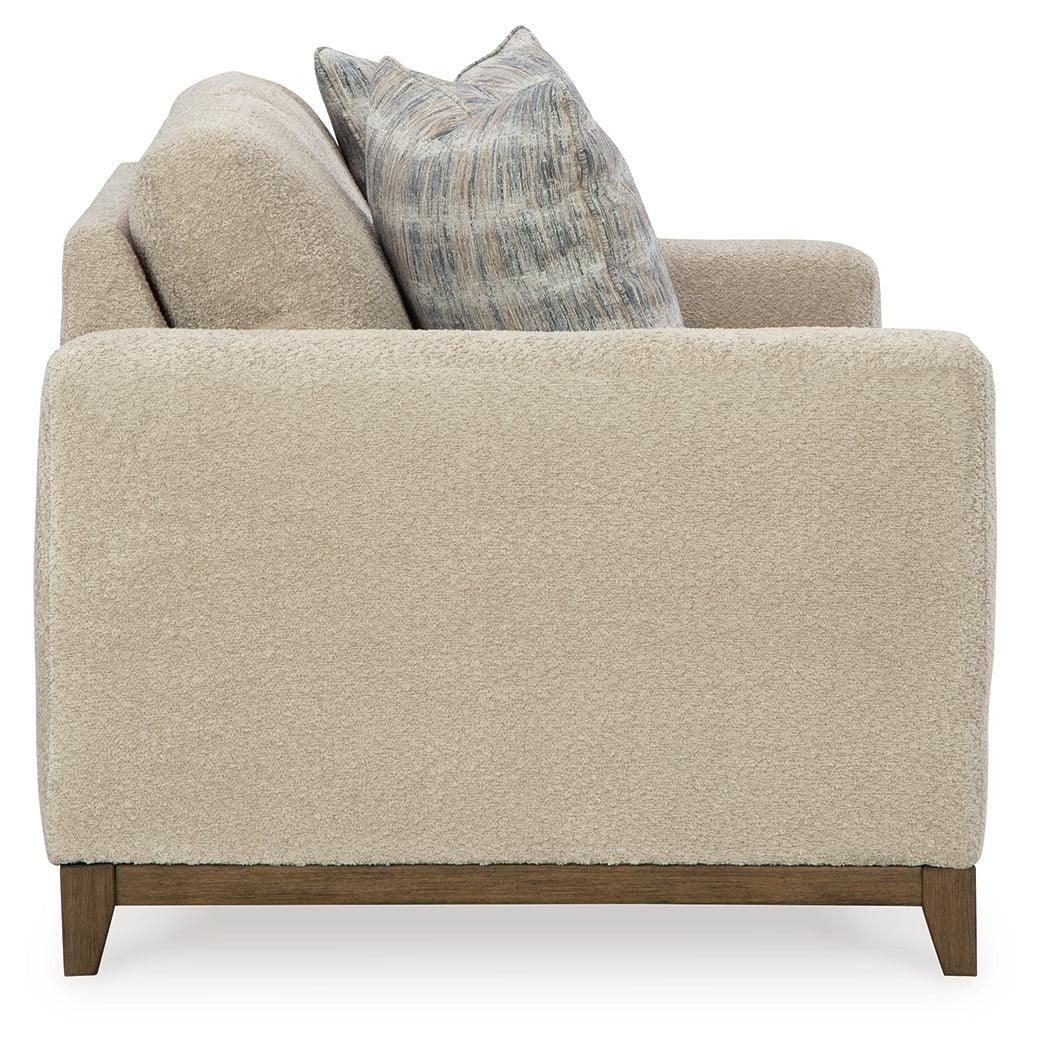 Parklynn Desert Chenille Loveseat - Ella Furniture
