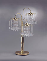 Rain Black Gold Pewter Modern Majestic Contemporary Drop Lamp - Ella Furniture