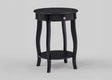 Jacie Black Chairside Table from Ella Furniture