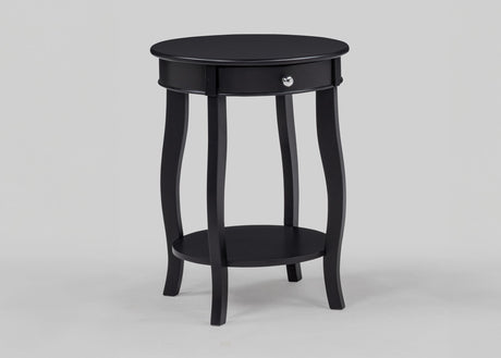 Jacie Black Chairside Table from Ella Furniture