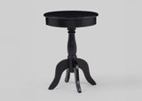 Romy Black Chairside Table from Ella Furniture