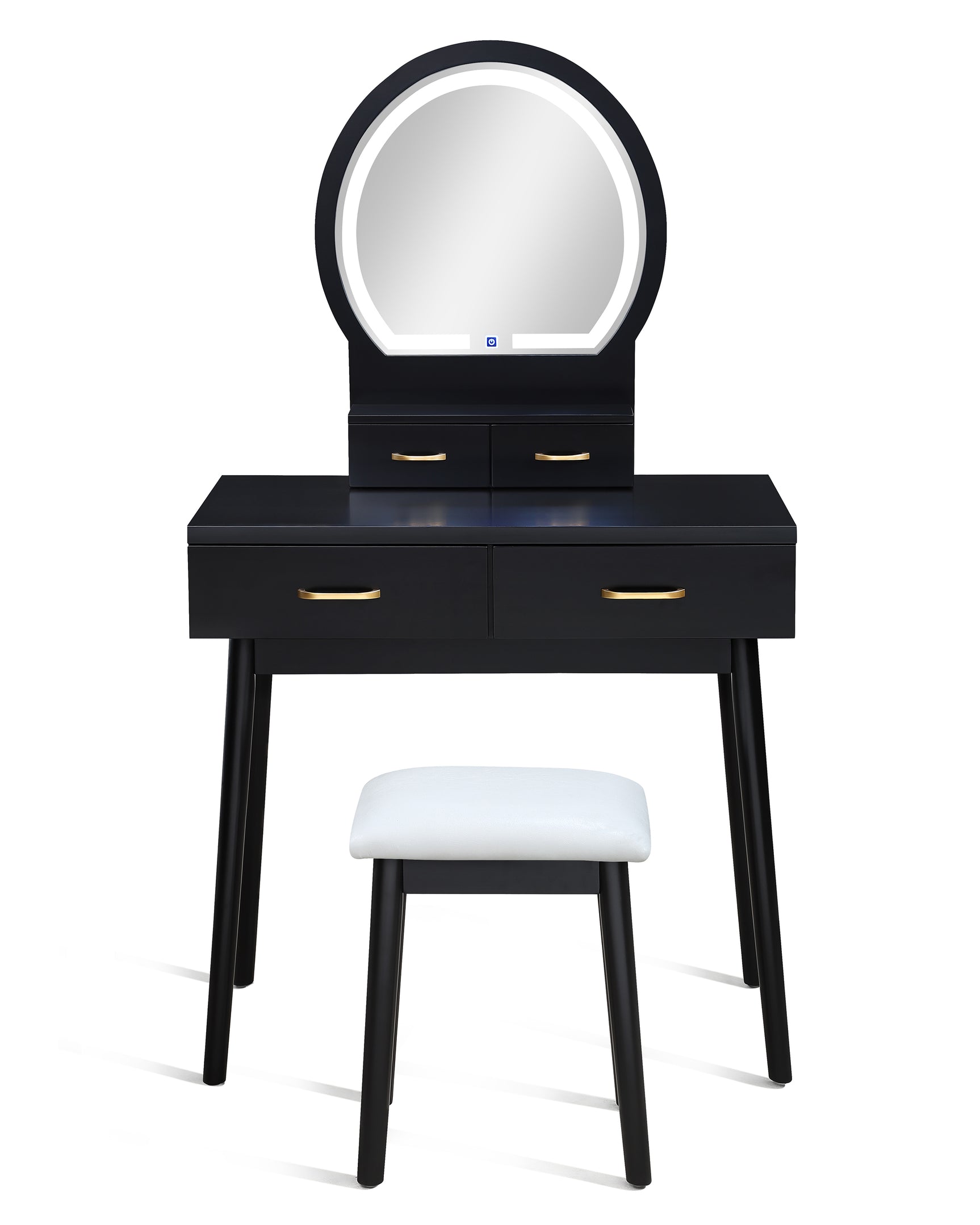 Cecilia Black Vanity Set
