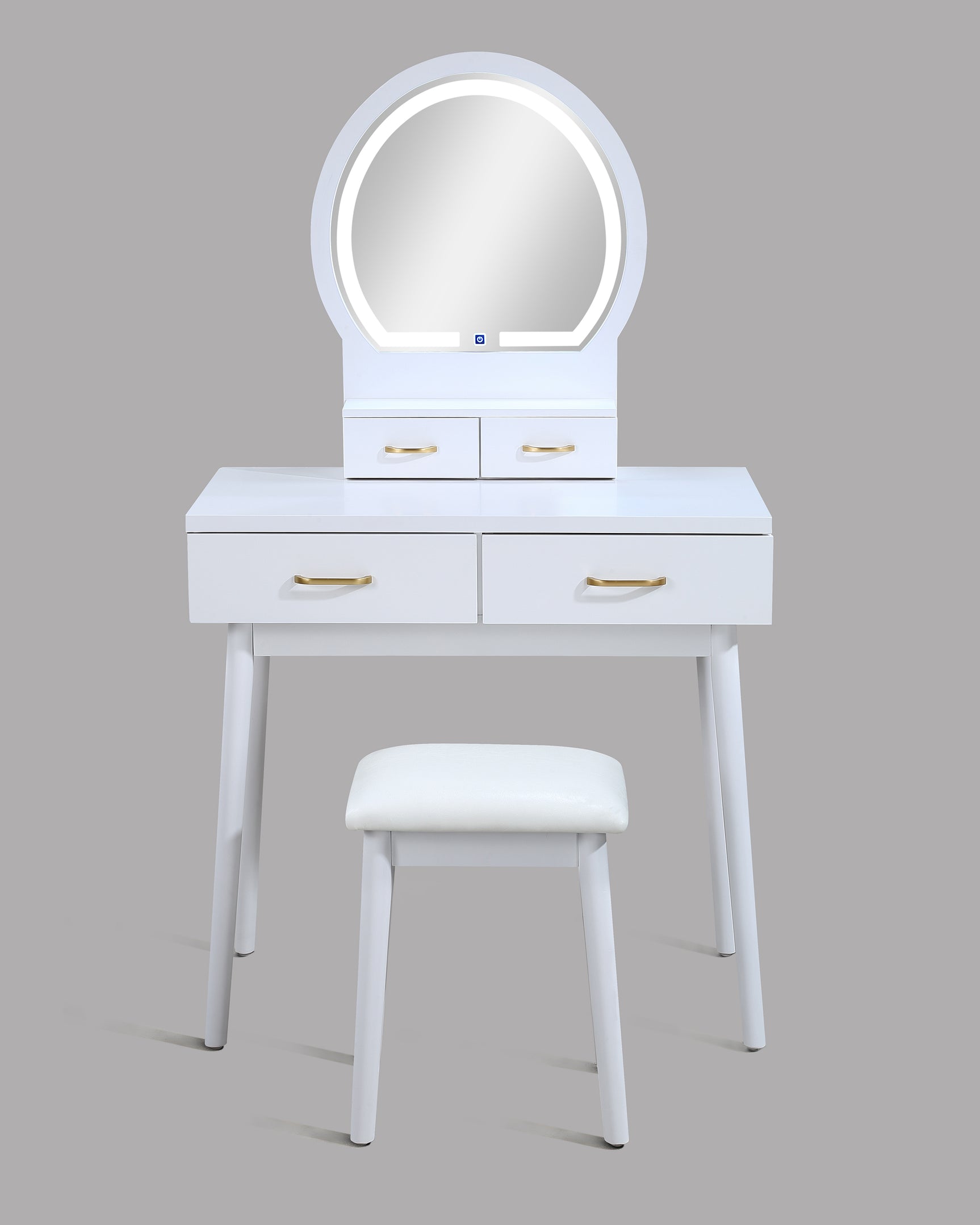 Cecilia White Vanity Set