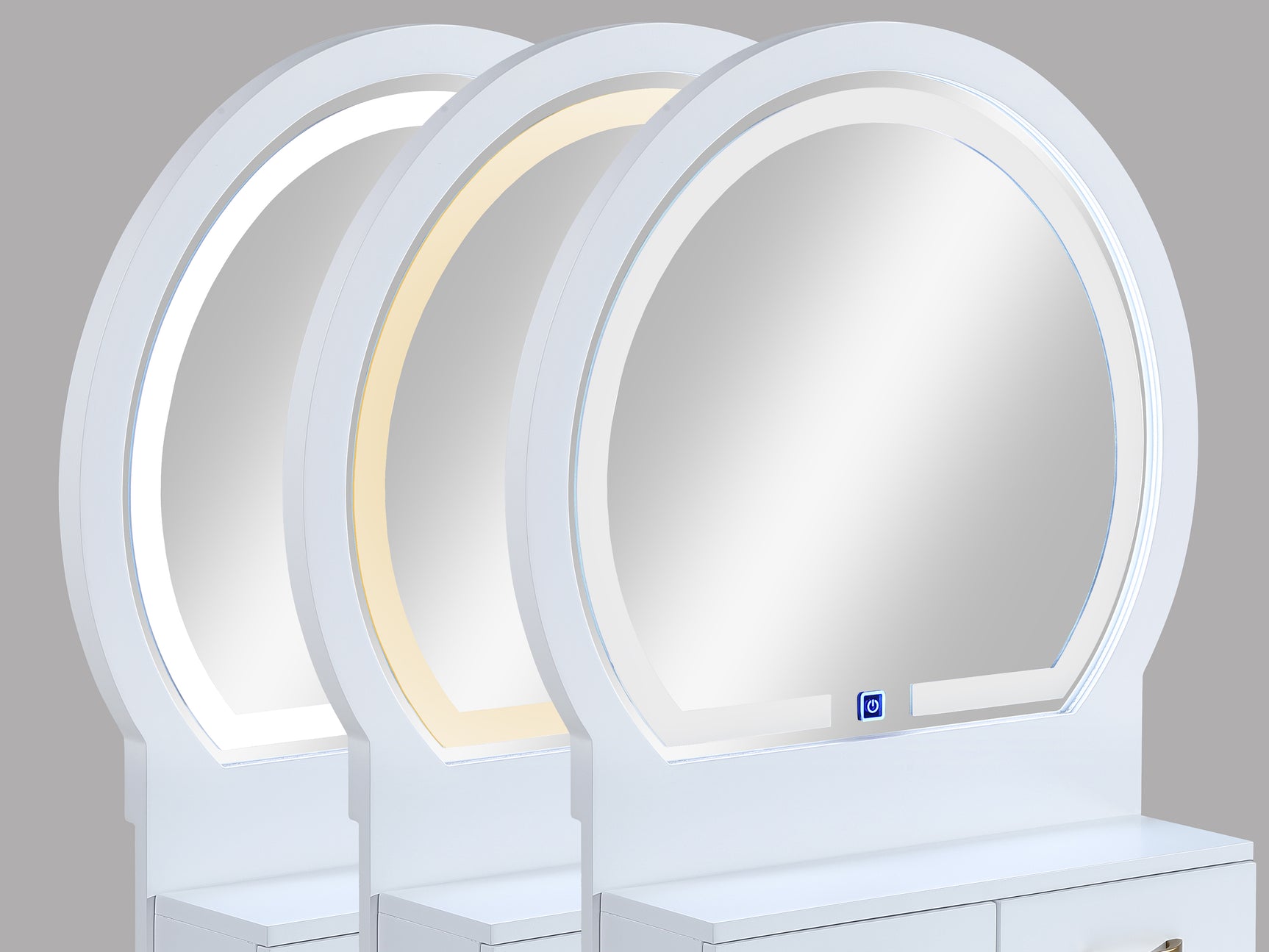 Cecilia White Vanity Set