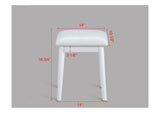 Cecilia White Vanity Set