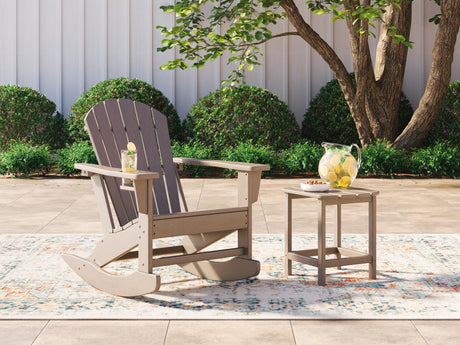 Sundown Treasure Driftwood Outdoor Chair with End Table — product view
