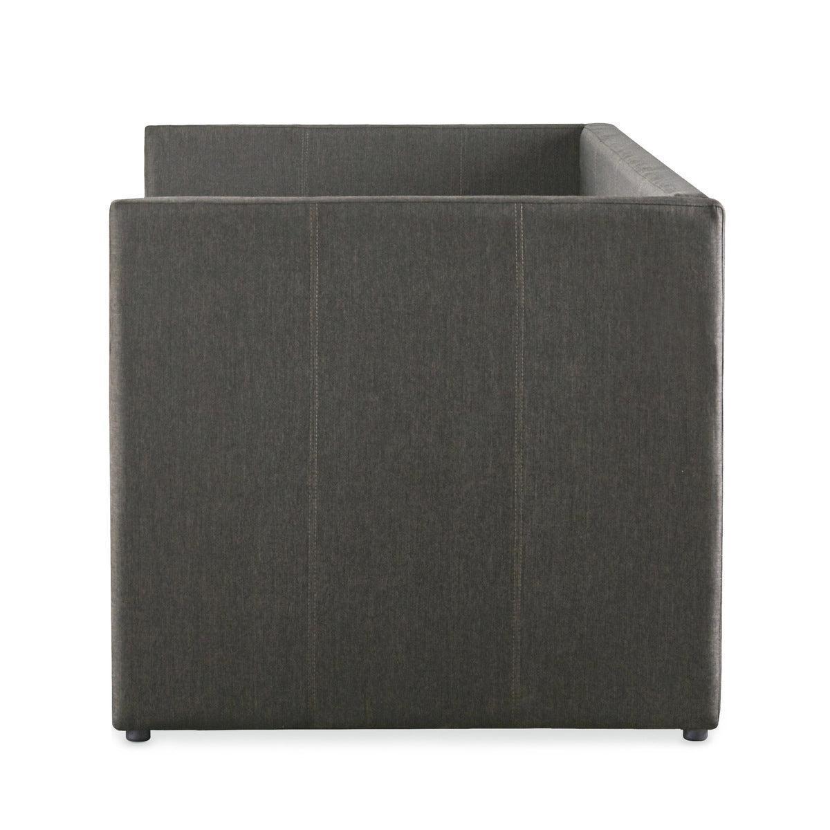 Therese Gray Upholstered Daybed with Trundle