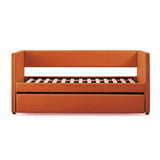 Therese Orange Upholstered Daybed with Trundle