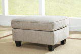 Abney Driftwood Chenille,textured Ottoman - Ella Furniture