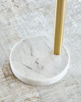 Valo Gold Finish Arc Lamp — detail view