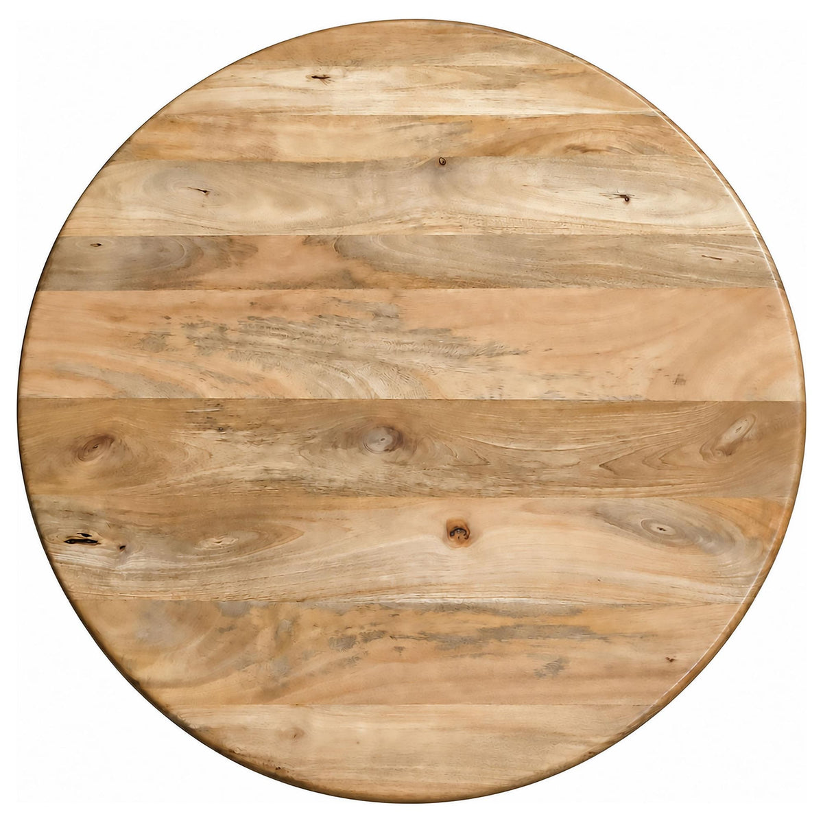 Dale 2-Piece Round Mango Wood Coffee and End Table Set Natural Mango — product image 8