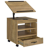 Lerma 1-Drawer Adjustable Tray Top Nightstand with Speaker Mango — product image 3