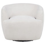 Hudson Fabric Swivel Accent Chair Ivory — product image 2