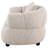 Whitney Contemporary Channel Tufted Boucle Upholstered Accent Chair