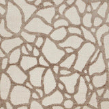 Wessonland Ivory/Brown/Gray Large Rug — upholstery swatch