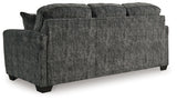 Lonoke Gunmetal Velvet Sofa