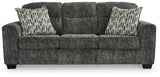 Lonoke Gunmetal Velvet Sofa