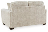 Lonoke Parchment Velvet Loveseat