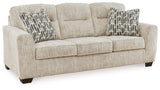 Lonoke Parchment Velvet Sofa