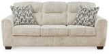 Lonoke Parchment Velvet Sofa