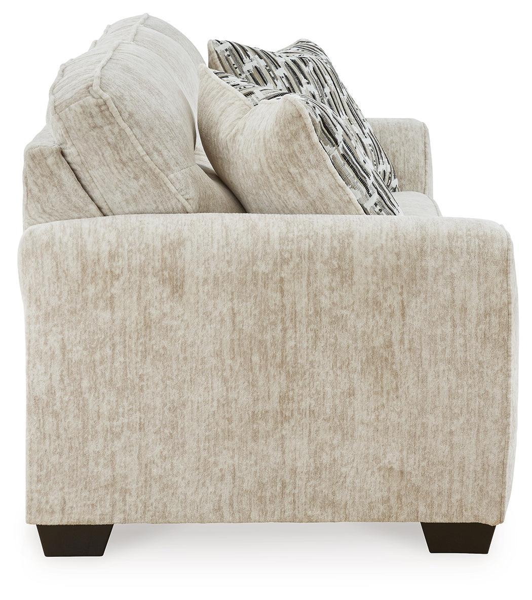 Lonoke Parchment Velvet Sofa