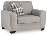 Avenal Flannel Park Sofa, Loveseat, Chair and Ottoman