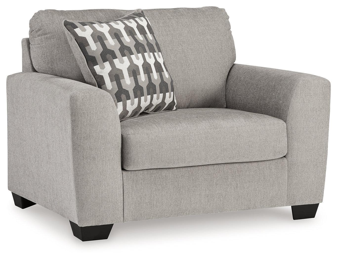 Avenal Flannel Park Sofa, Loveseat, Chair and Ottoman