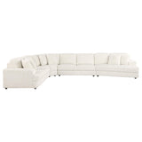 Emberson 4-Piece Upholstered Modular Sectional Sofa Ivory