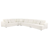 Emberson 4-Piece Upholstered Modular Sectional Sofa Ivory