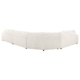 Emberson 4-Piece Upholstered Modular Sectional Sofa Ivory