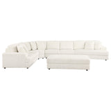 Emberson 5-Piece Upholstered Modular Sectional Sofa Ivory