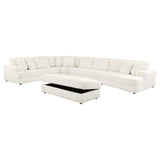 Emberson 5-Piece Upholstered Modular Sectional Sofa Ivory