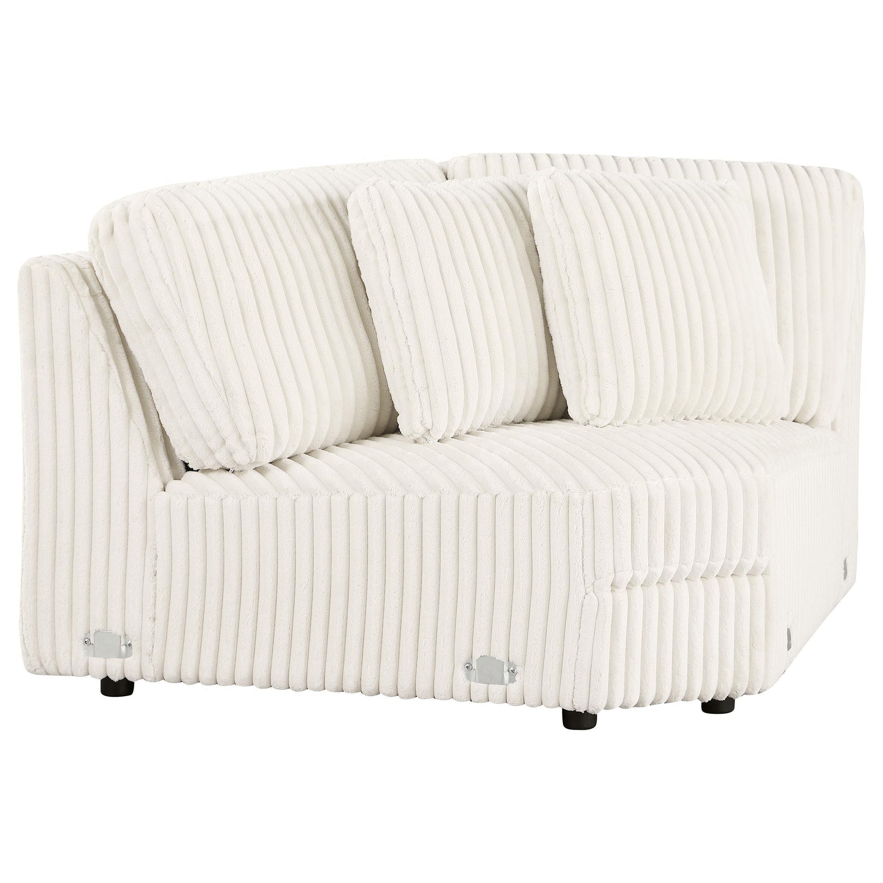 Emberson 5-Piece Upholstered Modular Sectional Sofa Ivory