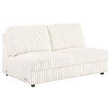 Emberson 5-Piece Upholstered Modular Sectional Sofa Ivory