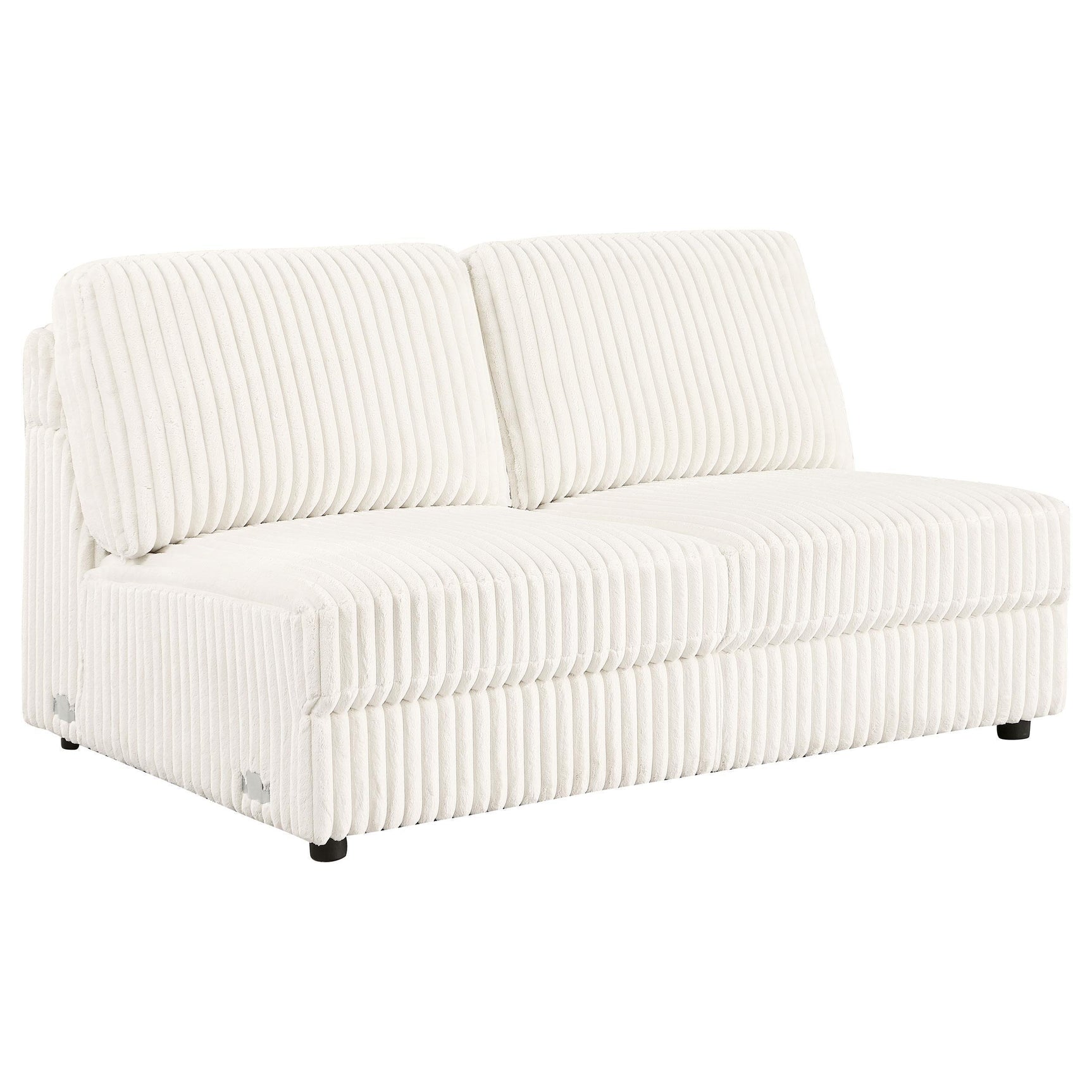 Emberson 5-Piece Upholstered Modular Sectional Sofa Ivory
