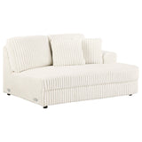 Emberson 5-Piece Upholstered Modular Sectional Sofa Ivory