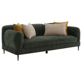 Soba Rich Green Sofa Loveseat