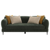 Soba Rich Green Sofa Loveseat
