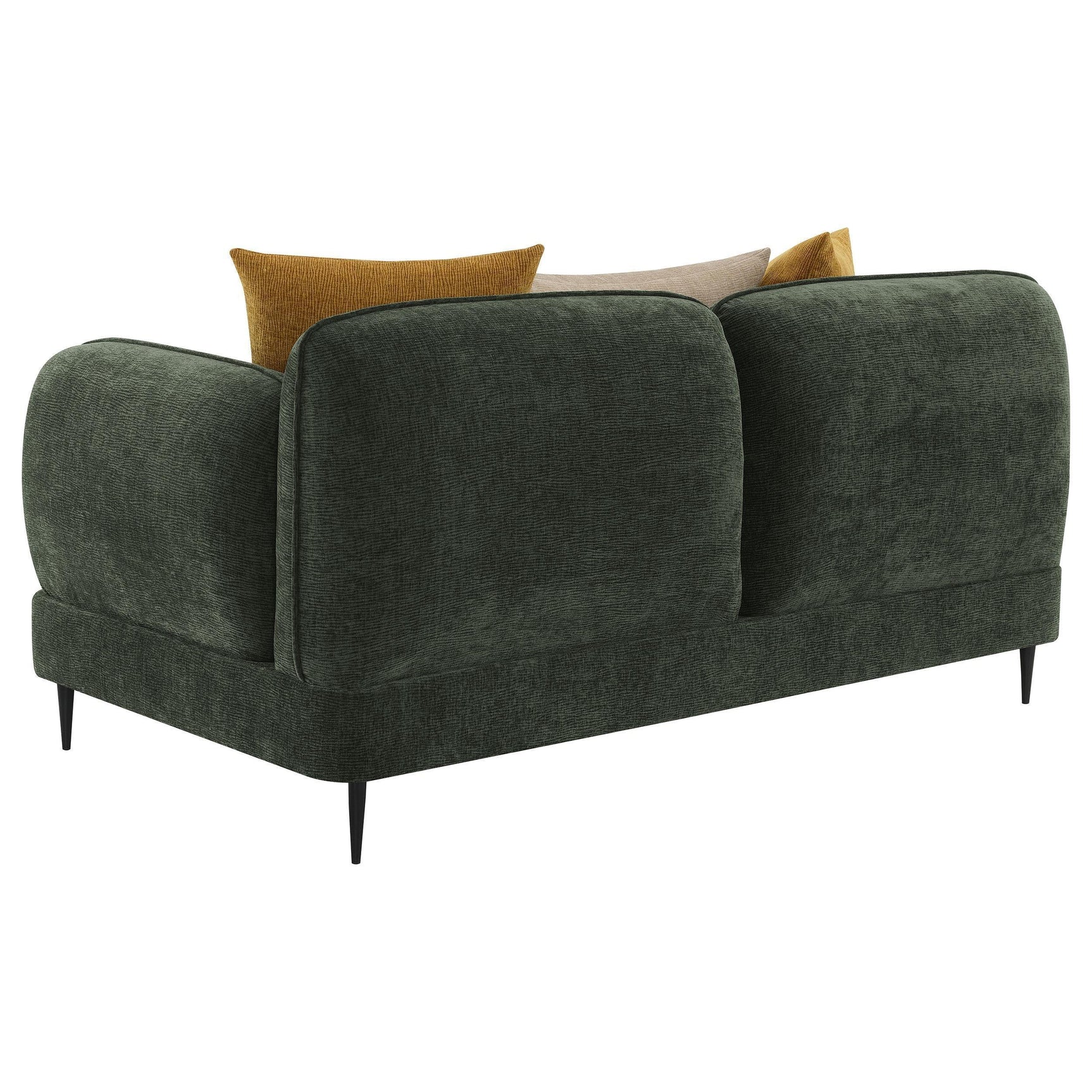 Soba Rich Green Sofa Loveseat