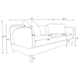 Soba Rich Green Sofa