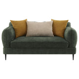 Soba Rich Green Loveseat