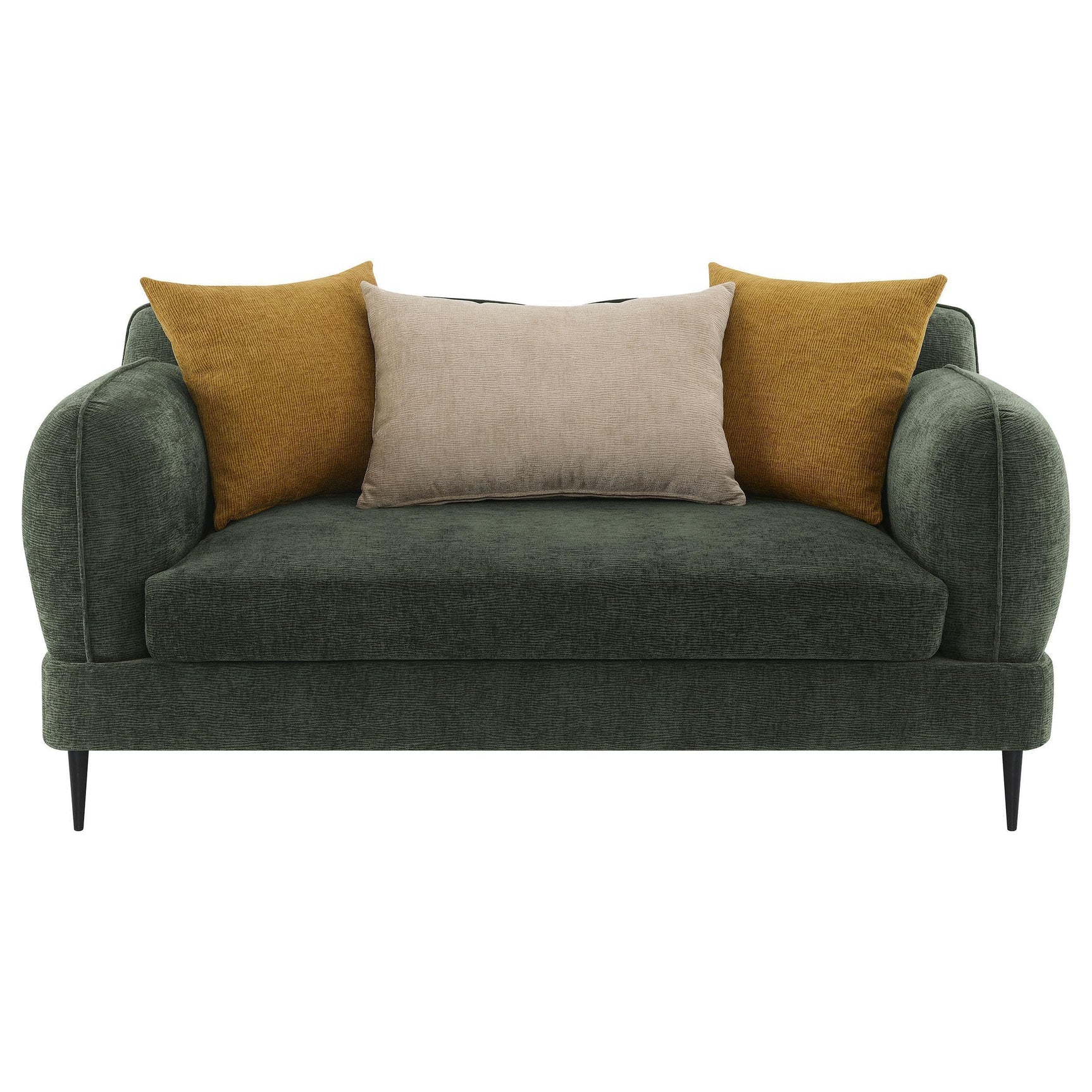 Soba Rich Green Loveseat
