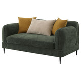 Soba Rich Green Loveseat