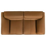 Buxton 2-piece Leather Upholstered Sofa Set Orange